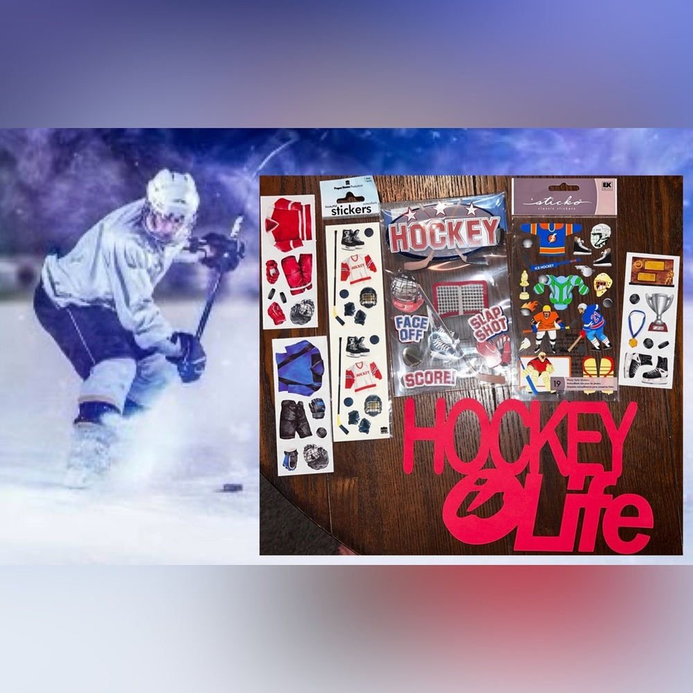 $8🏒HOCKEY STICKER BUNDLE🏒NEW🏒$8 WHEN BUNDLED WITH 3 OR MORE ITEMS